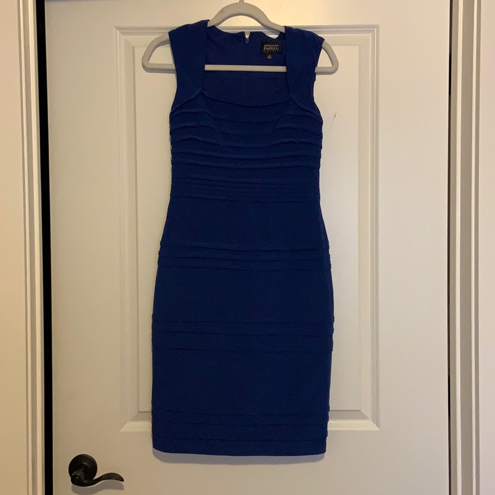 Cobalt blue semi-formal dress- Size 6 Petite